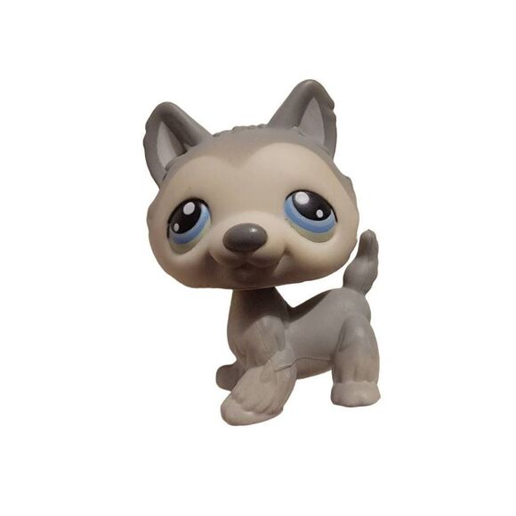 Littlest Pet Shop Husky #69 Puppy White Hasbro 2005 Vintage - Picture 1 of 4